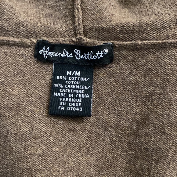 Cashmere blend hoodie sweater - Picture 4 of 5